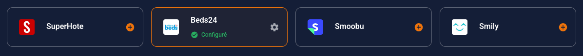 Configurer le channel manager
